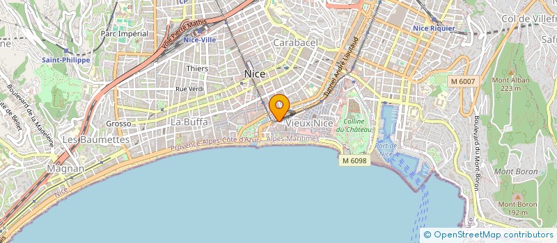 localisation de l'entreprise RL&LA à NICE