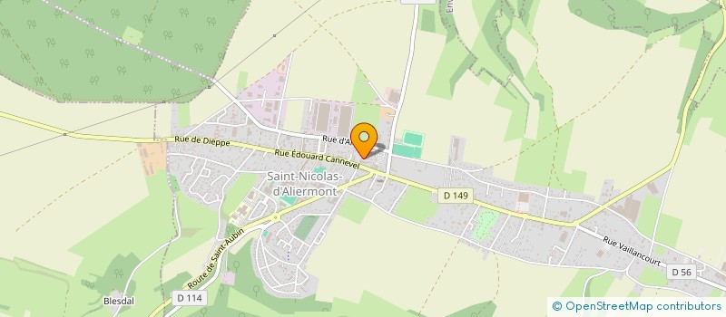 localisation de l'entreprise RL MAITRISE D'OEUVRE  SAINT-NICOLAS-D'ALIERMONT