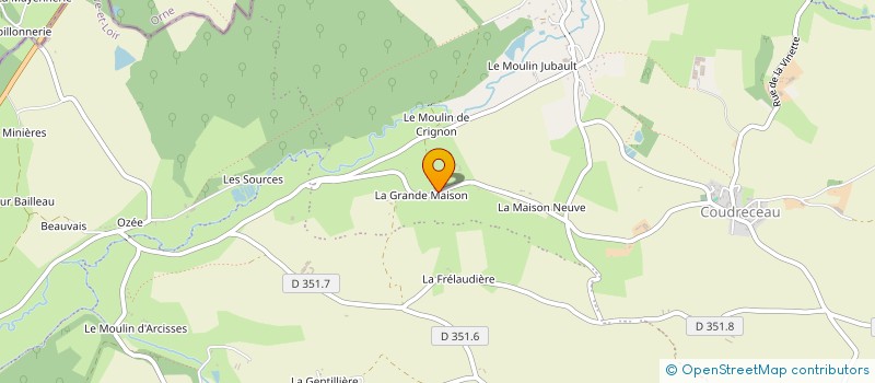 localisation de l'entreprise RL MENUISERIE à ARCISSES