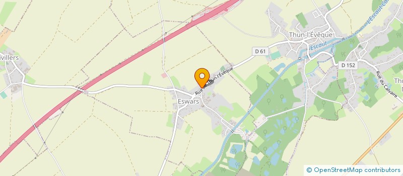 localisation de l'entreprise RL MENUISERIES à ESWARS