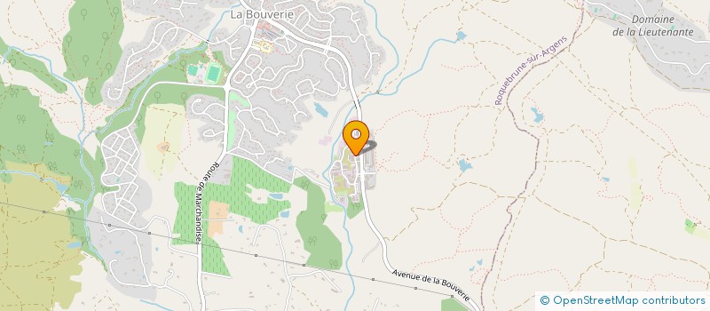 localisation de l'entreprise RL PALLAVISINI INVESTISSEMENTS à ROQUEBRUNE-SUR-ARGENS