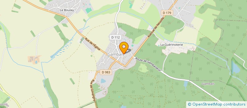 localisation de l'entreprise RL PARTICIPATIONS  GAMBAIS