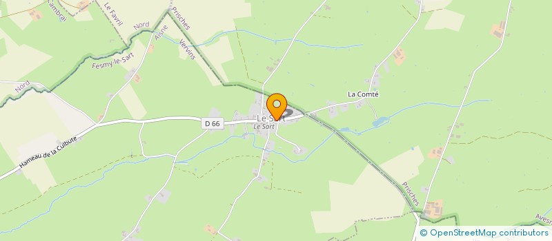 localisation de l'entreprise RL PAYSAGE  FESMY-LE-SART