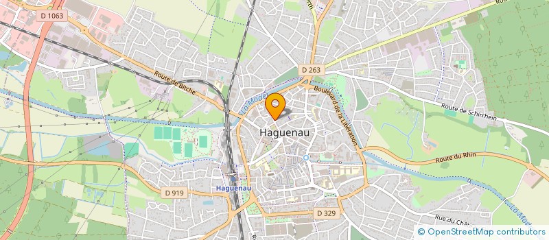 localisation de l'entreprise RL PISCINES à HAGUENAU