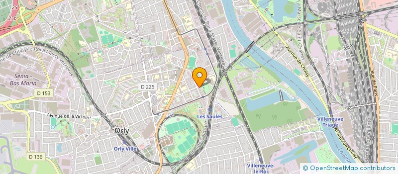 localisation de l'entreprise RL PLATRERIE à ORLY