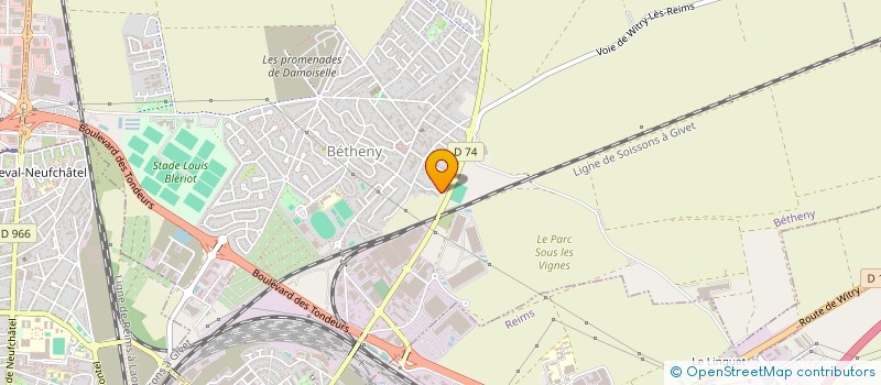 localisation de l'entreprise RL RENOVATION  BETHENY