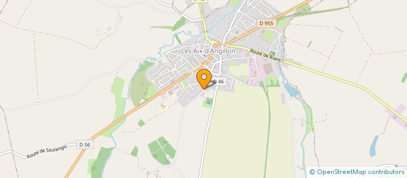 localisation de l'entreprise RL SERVICES  LES AIX-D'ANGILLON