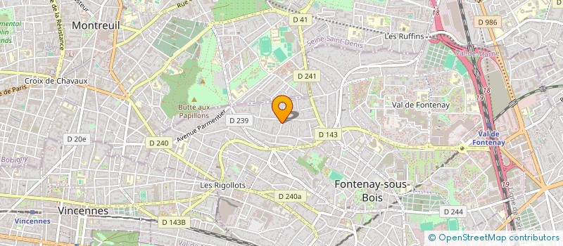 localisation de l'entreprise RL SIGNATURE à FONTENAY-SOUS-BOIS