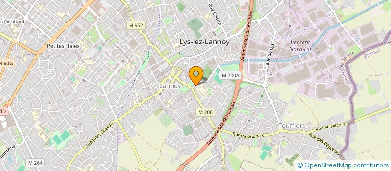 localisation de l'entreprise RL SOLUTIONS  LYS-LEZ-LANNOY