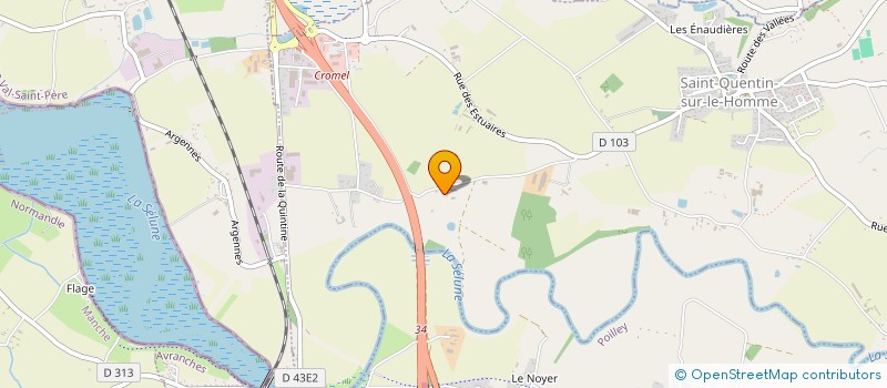 localisation de l'entreprise RL TERRA CONSEIL ENR  SAINT-QUENTIN-SUR-LE-HOMME