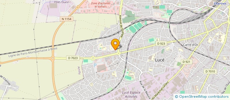 localisation de l'entreprise RL TRANSPORTS à LUCE