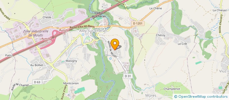 localisation de l'entreprise RL TRANSPORTS  ALBY-SUR-CHERAN