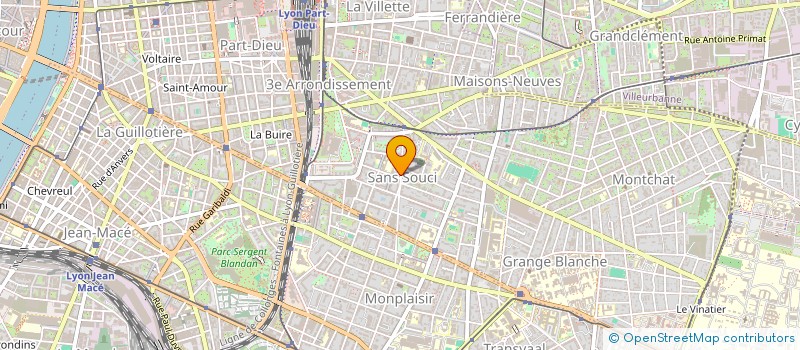 localisation de l'entreprise RL XV à LYON