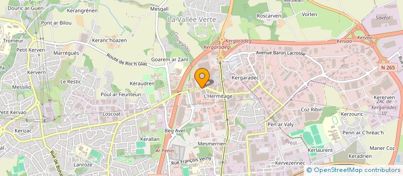 localisation de l'entreprise RL2C à BREST