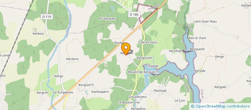 localisation de l'entreprise RL56  CARNAC