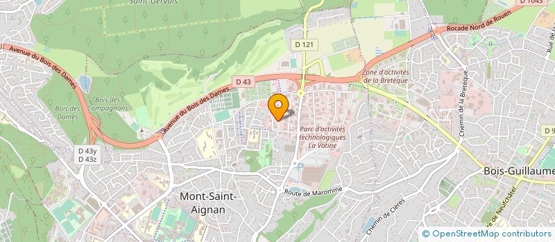 localisation de l'entreprise RL76CONFORT à MONT-SAINT-AIGNAN