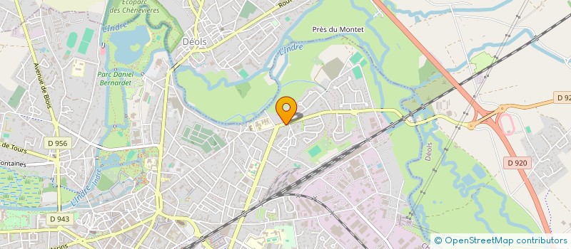 localisation de l'entreprise RLA à CHATEAUROUX