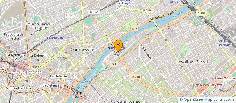 localisation de l'entreprise RLA CONSULTING à NEUILLY-SUR-SEINE