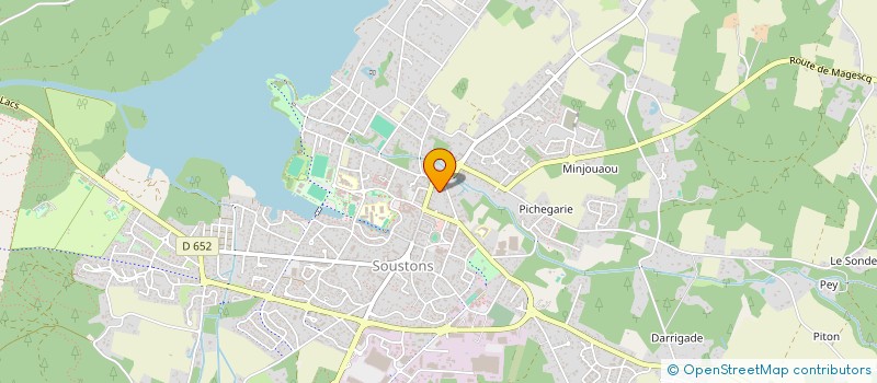 localisation de l'entreprise RLAC  SOUSTONS