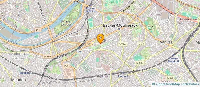 localisation de l'entreprise RLB CONSEIL à ISSY-LES-MOULINEAUX
