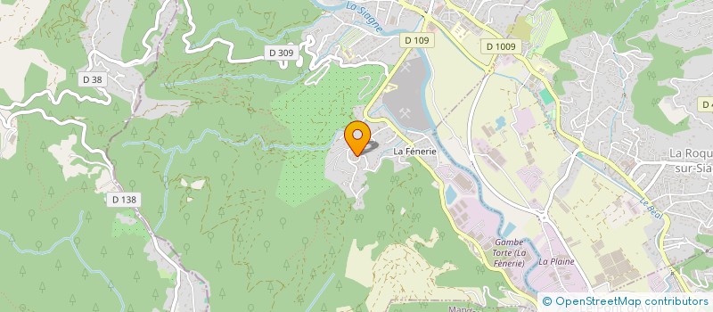 localisation de l'entreprise RLB DIFFUSION IMPORT EXPORT  PEGOMAS