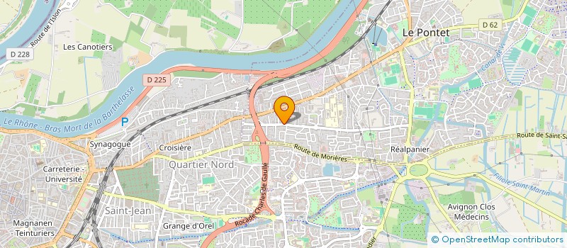 localisation de l'entreprise RLB INDUSTRIE  LE PONTET