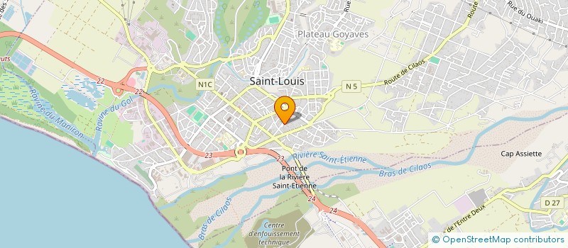 localisation de l'entreprise RLBC à SAINT-LOUIS