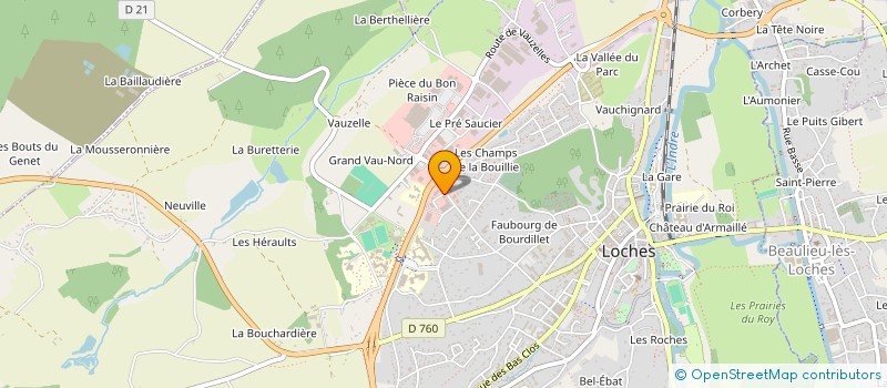 localisation de l'entreprise RLBH  LOCHES