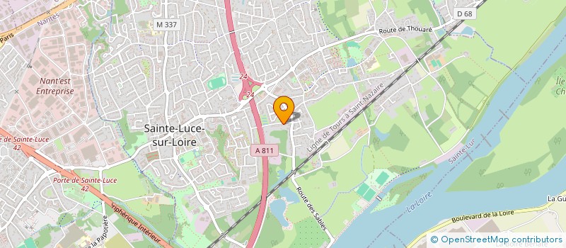 localisation de l'entreprise RLBO  SAINTE-LUCE-SUR-LOIRE