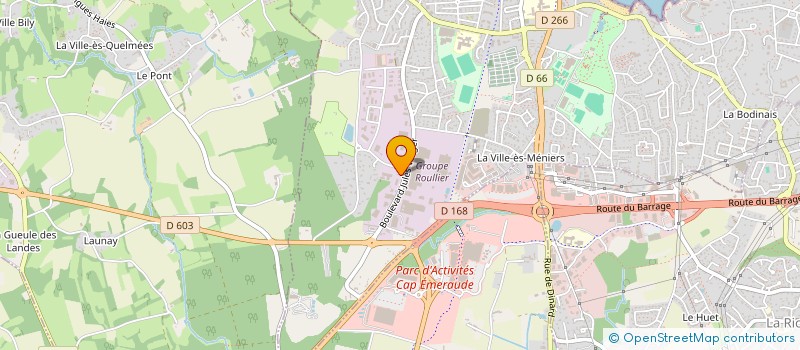 localisation de l'entreprise RLBOIS  DINARD