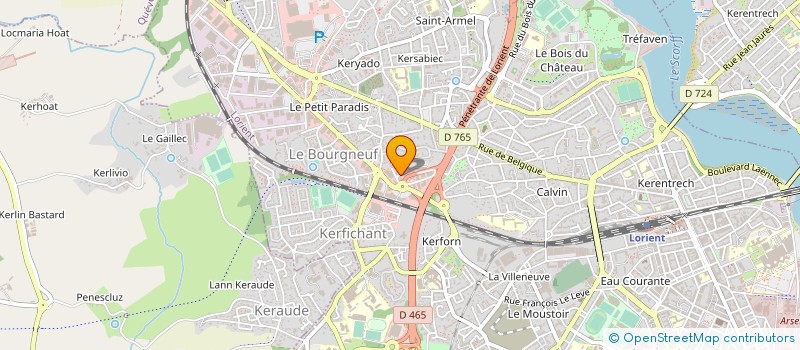 localisation de l'entreprise RLBQ à LORIENT