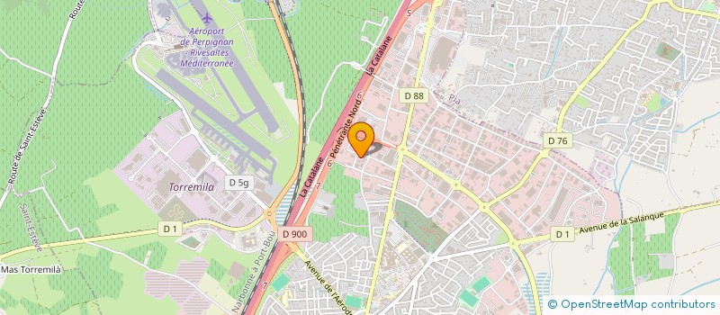 localisation de l'entreprise RLC  PERPIGNAN