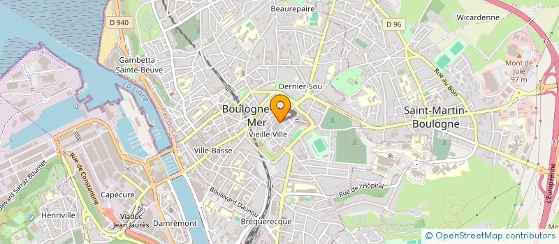 localisation de l'entreprise RLC à BOULOGNE-SUR-MER