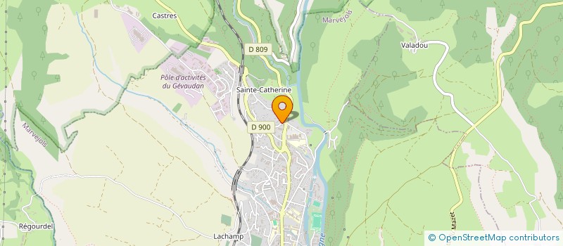 localisation de l'entreprise RLC  MARVEJOLS