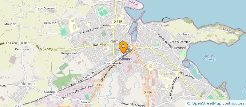 localisation de l'entreprise RLC à PAIMPOL