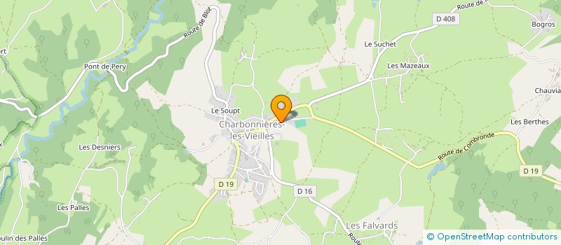 localisation de l'entreprise RLC CONCEPT à CHARBONNIERES-LES-VIEILLES