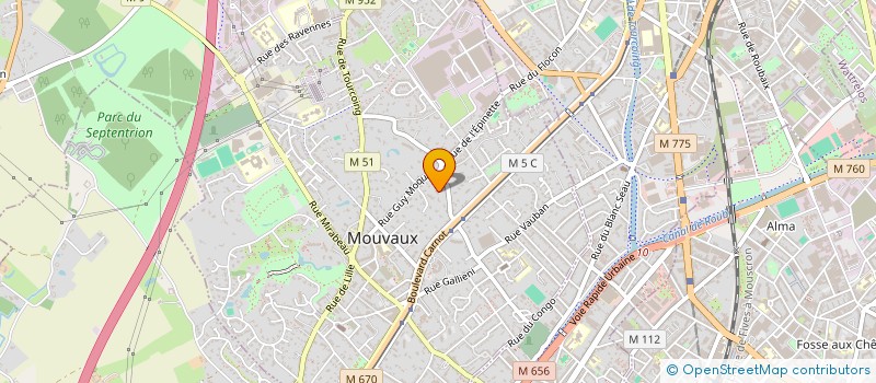 localisation de l'entreprise RLC CONSEILS  MOUVAUX
