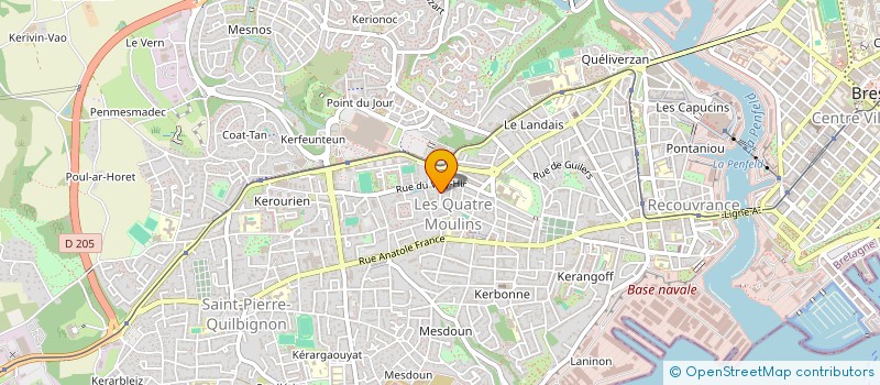 localisation de l'entreprise RLC INVEST à BREST
