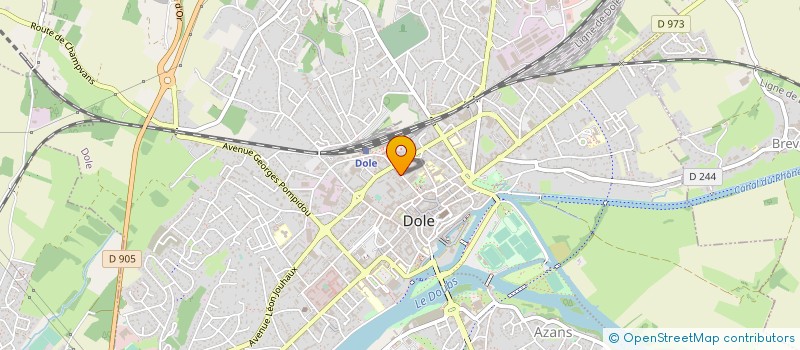 localisation de l'entreprise RLC SPECTACLES à DOLE