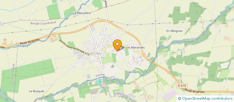 localisation de l'entreprise RLC STOCK AND SERVICES  JARCIEU