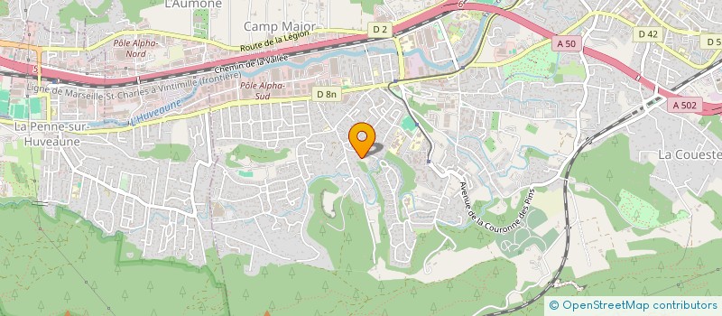 localisation de l'entreprise RLCA à AUBAGNE
