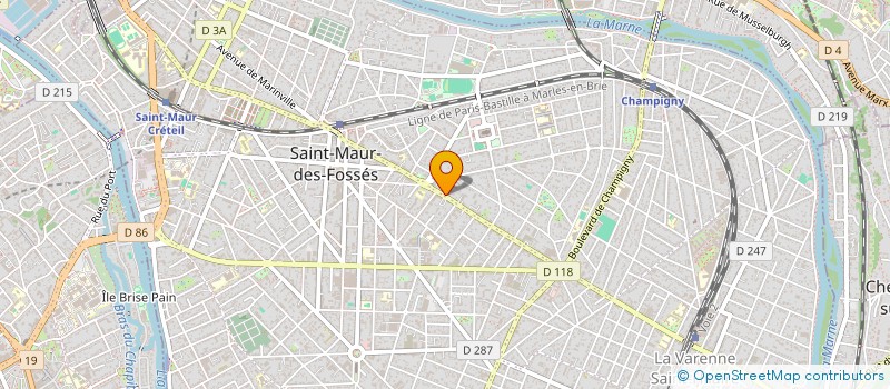 localisation de l'entreprise RLCARS à SAINT-MAUR-DES-FOSSES