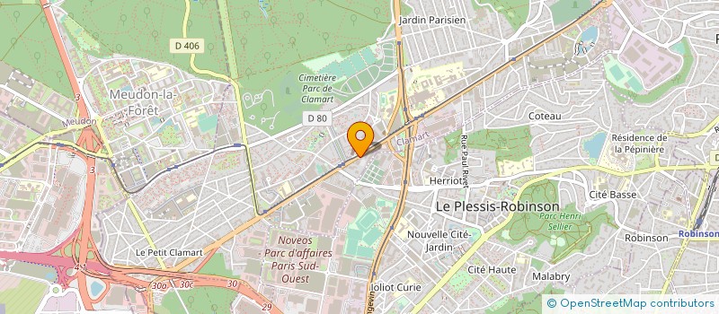 localisation de l'entreprise RLCF FINANCES à CLAMART