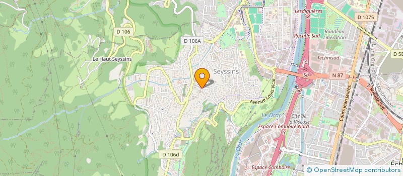 localisation de l'entreprise RLCT à SEYSSINS