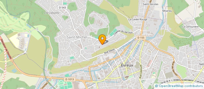 localisation de l'entreprise RLD IMMO  EVREUX