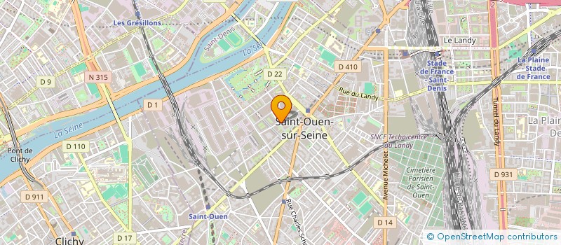 localisation de l'entreprise RLE-C3 à SAINT-OUEN-SUR-SEINE