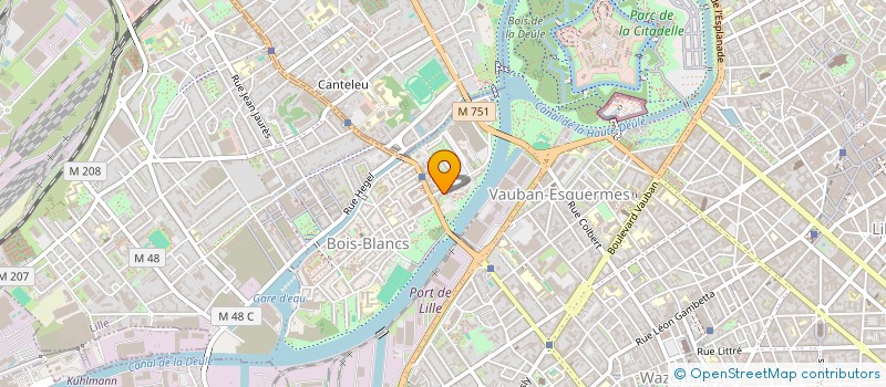 localisation de l'entreprise RLF à LILLE