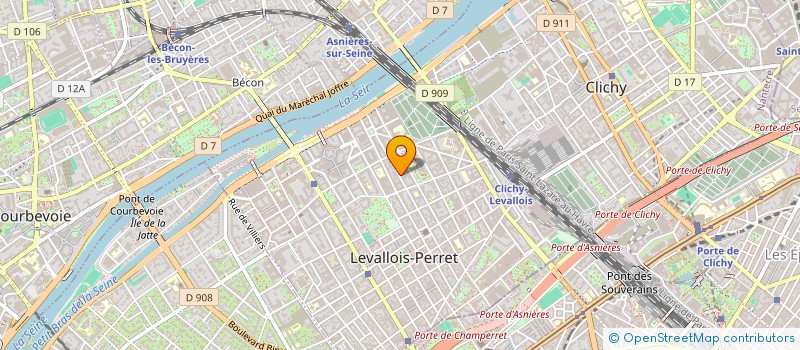 localisation de l'entreprise RLFG RACING à LEVALLOIS-PERRET