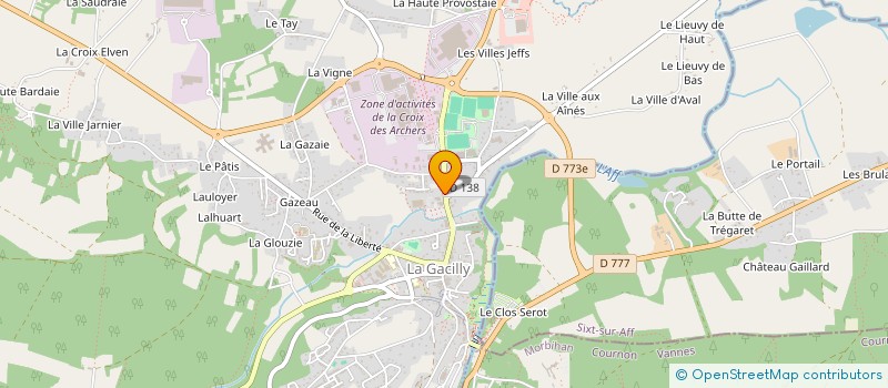 localisation de l'entreprise RLG 2 M  LA GACILLY