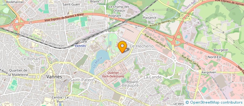 localisation de l'entreprise RLG à VANNES